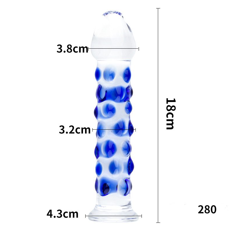 jouet anal en verre pour fessier