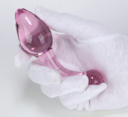 Хрустальная стеклянная игрушка для массажа (12.5 cm)