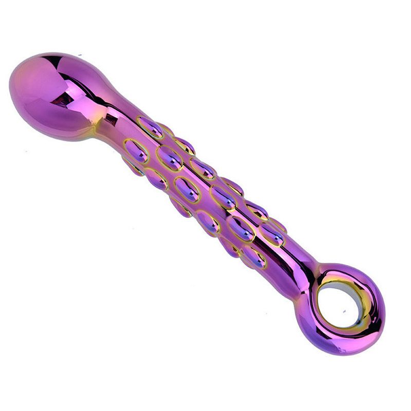 Crystal Glass Toy – Purple or Rose Red