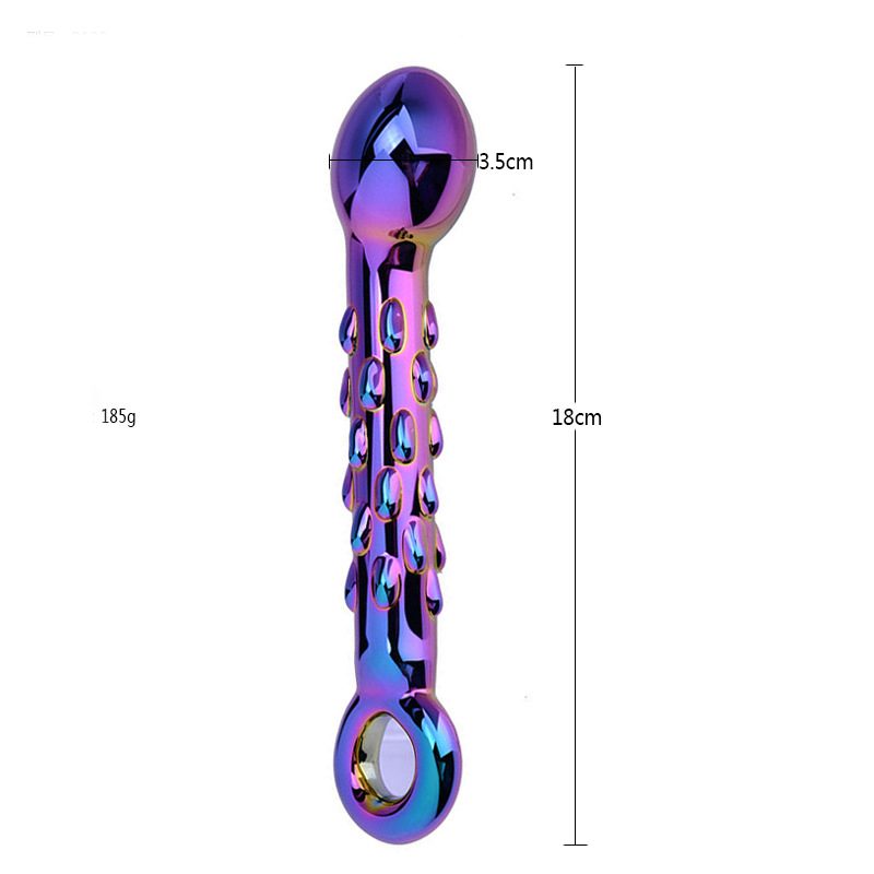 Crystal Glass Toy – Purple or Rose Red