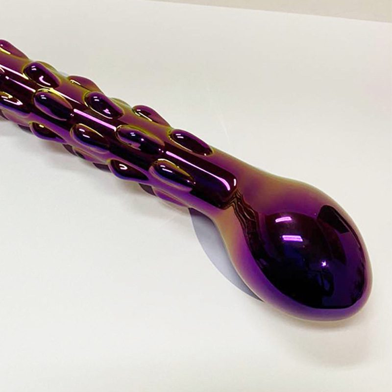 Crystal Glass Toy – Purple or Rose Red
