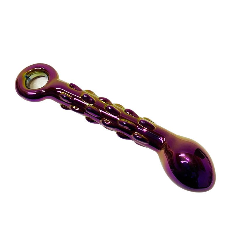 Crystal Glass Toy – Purple or Rose Red