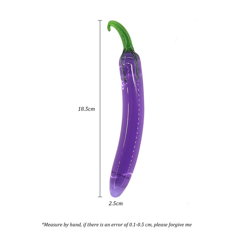 Vibrador conejo de cristal (para uso anal)