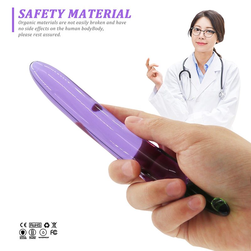 Vibrador conejo de cristal (para uso anal)