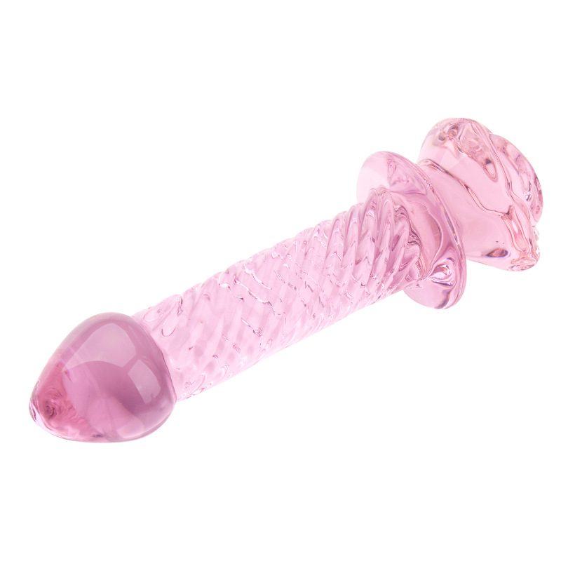 Giocattolo Anale in Vetro Rosa
