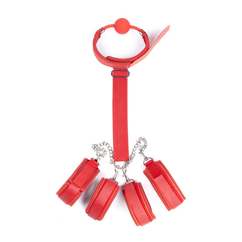 Handcuffs Strap-on Kit in Nylon