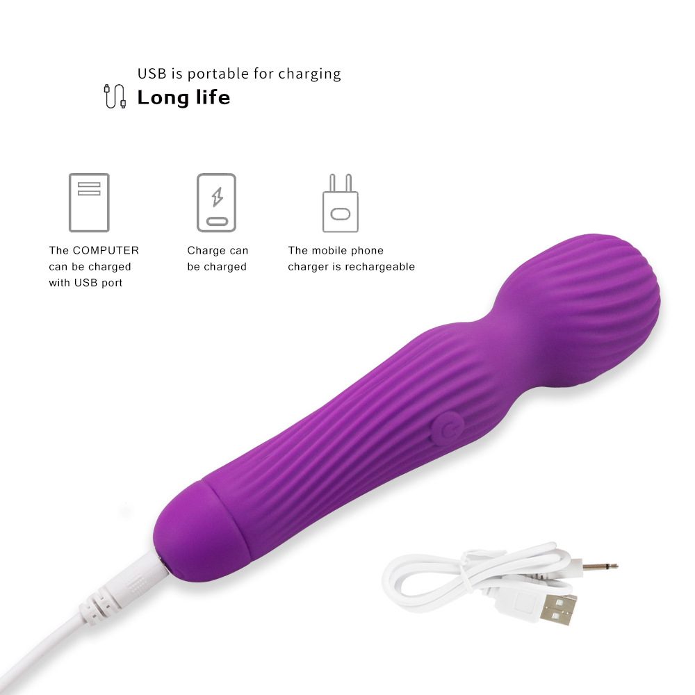 Massage Classic Vibrator in Silicone & ABS