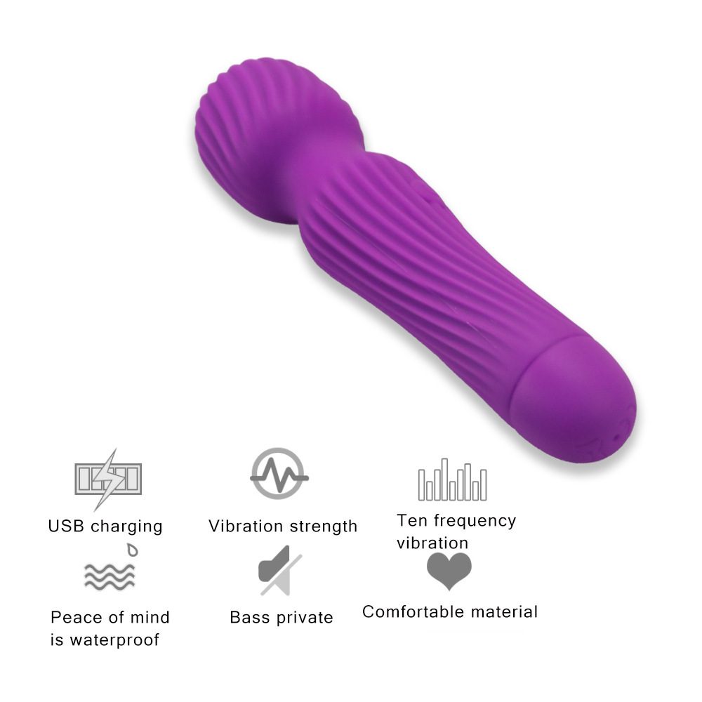 Massage Classic Vibrator in Silicone & ABS