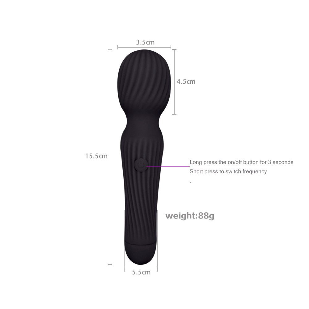 Massage Classic Vibrator in Silicone & ABS