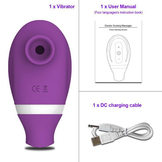 Tongue Suction Vibrating Egg