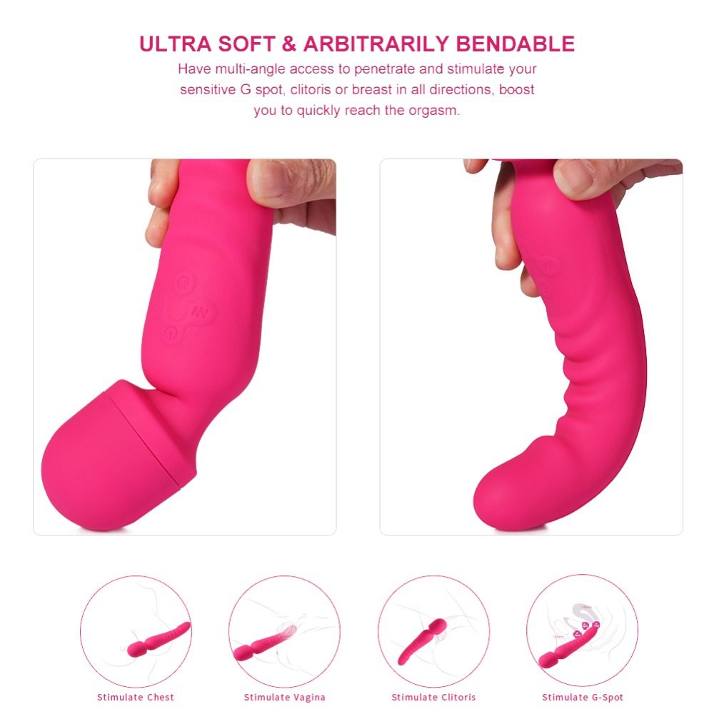Rechargeable Twin Classic Vibrator