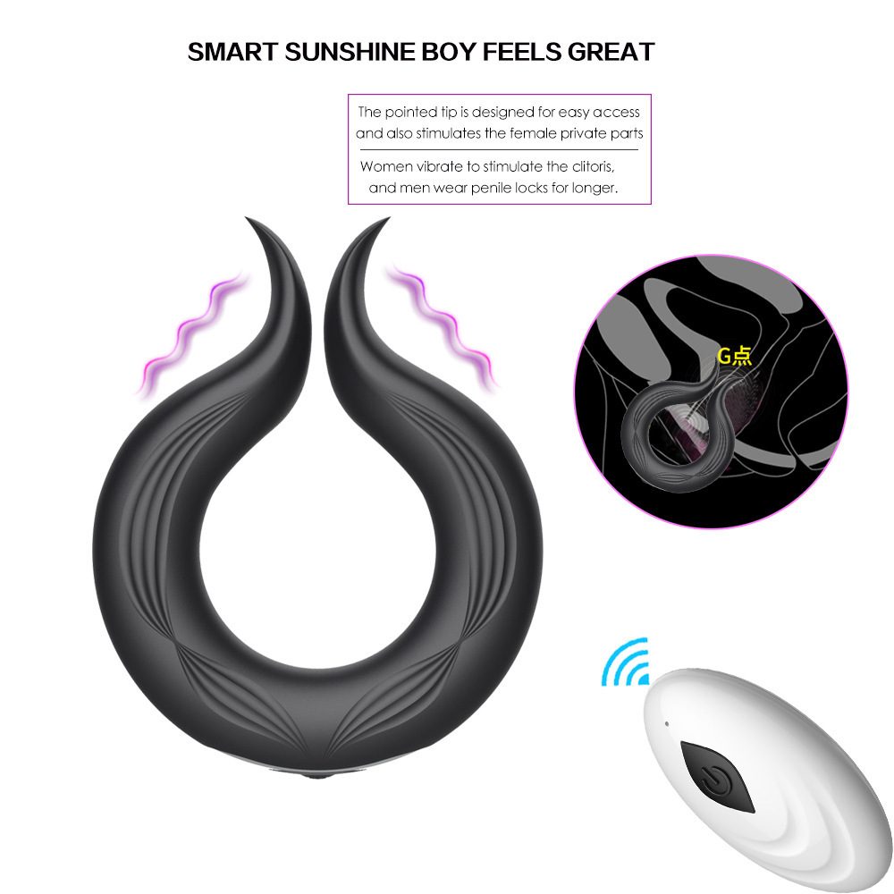 Rechargeable Silicone Cock Ring Vibration