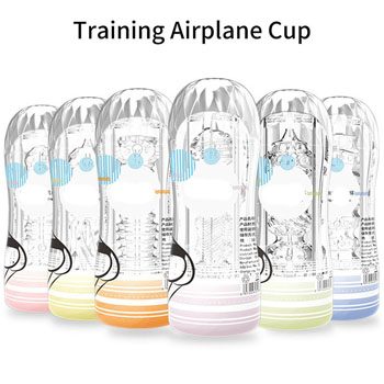 Clear Airplane Masturbator Cup