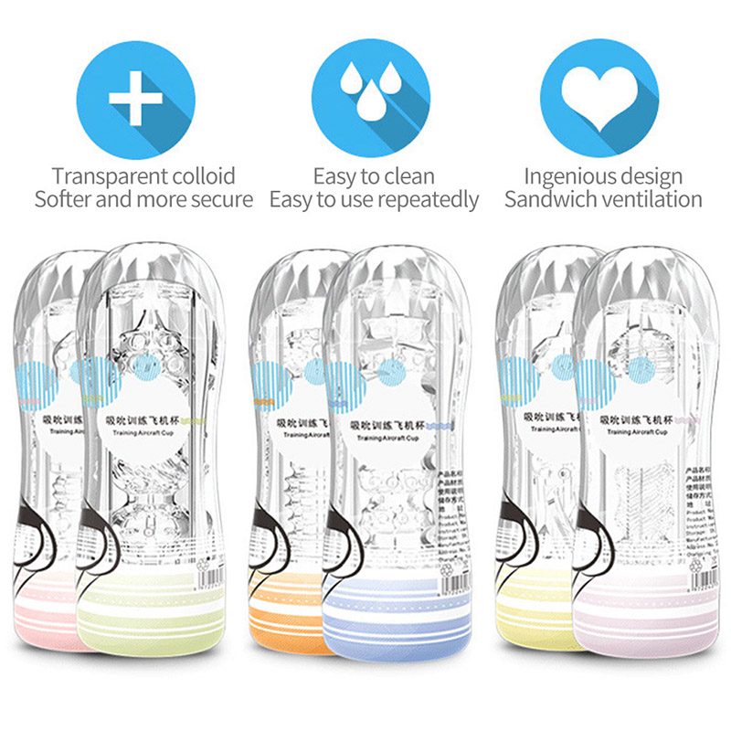 Clear Airplane Masturbator Cup