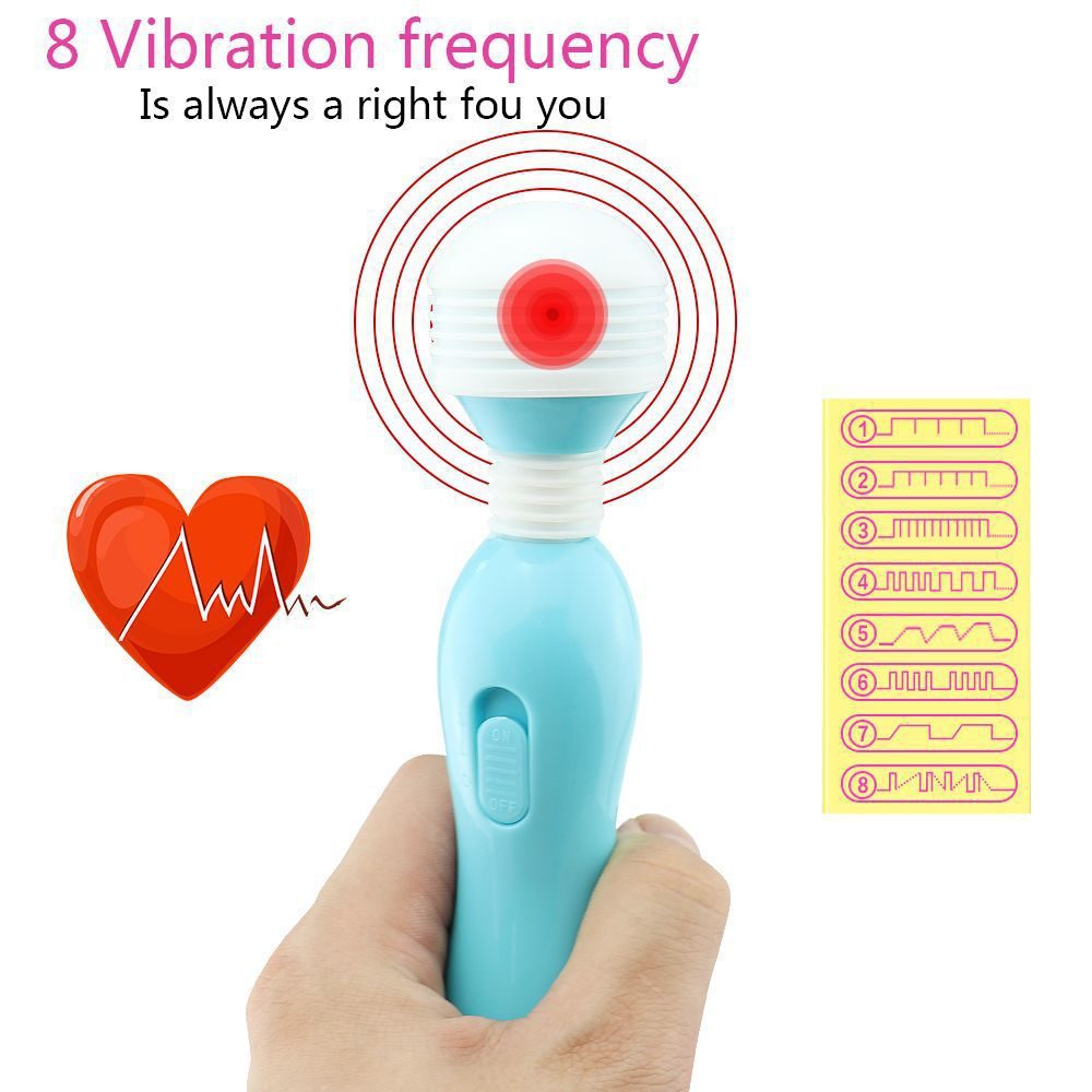 Mini vibrateur classique en silicone et ABS
