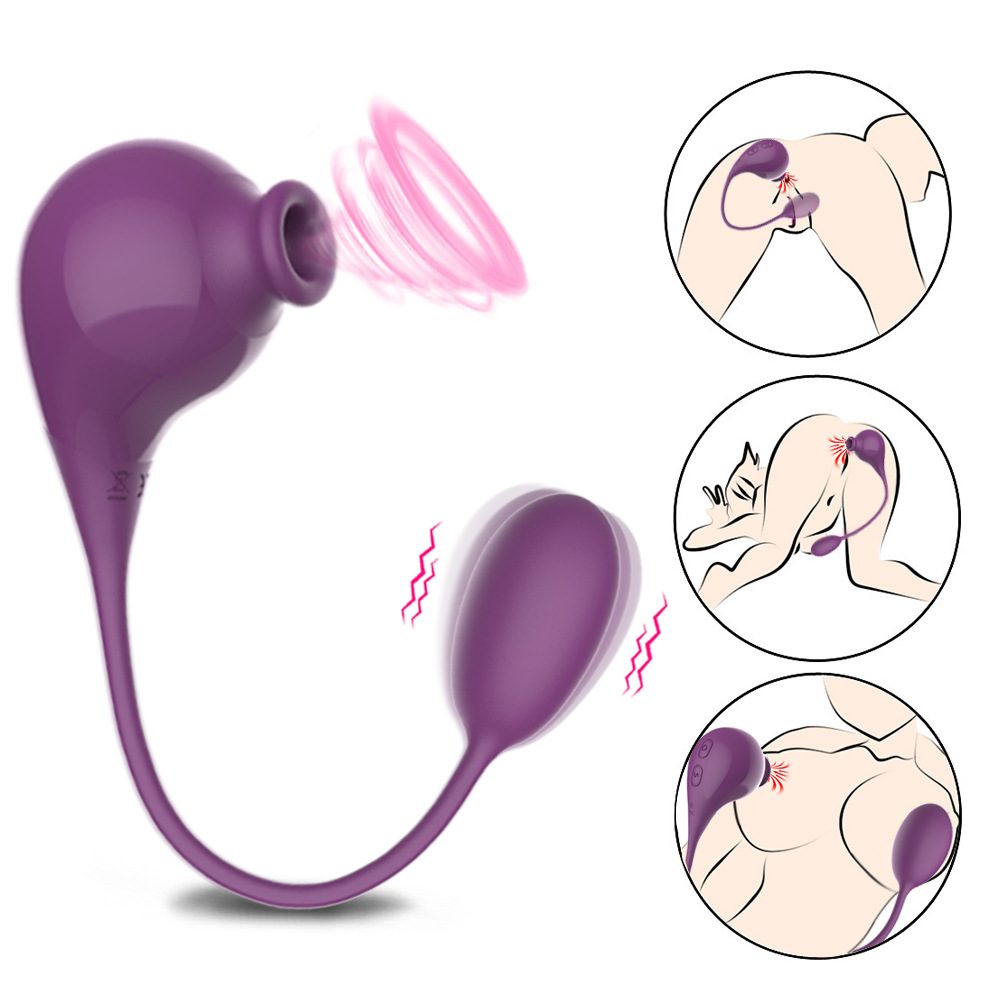 Suction Vibrating G-spot Vibrator Massage
