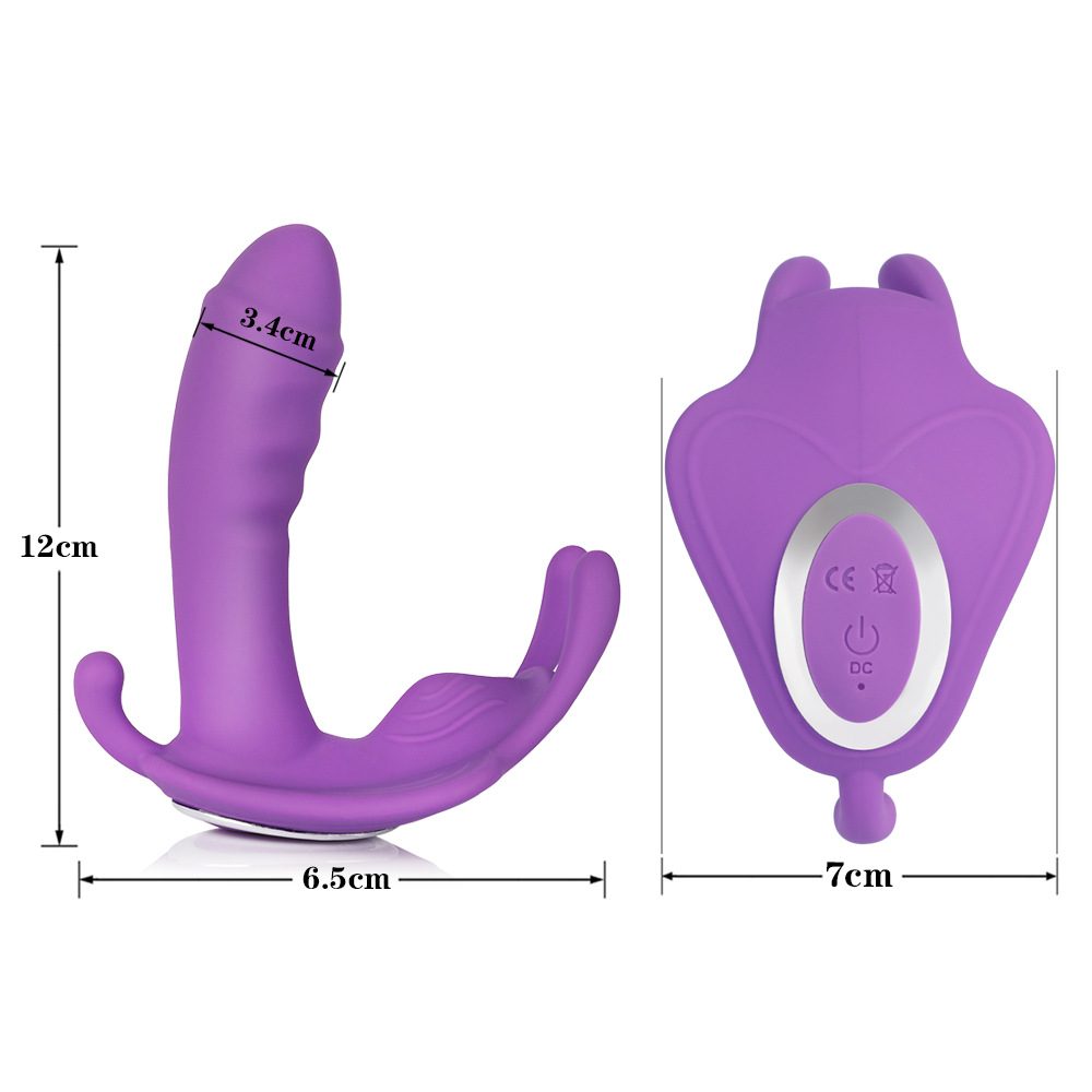 Wearable Butterfly Rabbit Vibrator Penis