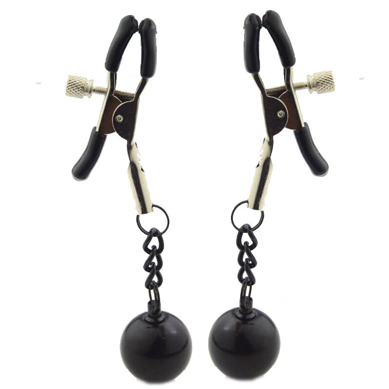 Black Nipple Clamp in Metal