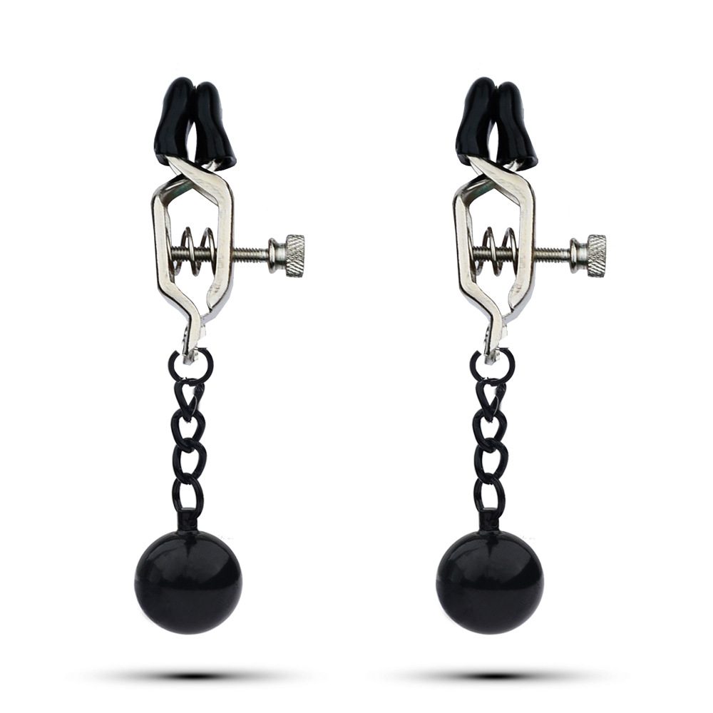 Black Nipple Clamp in Metal