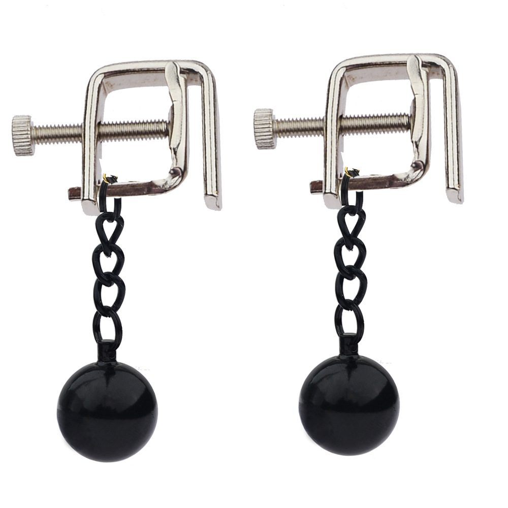Black Nipple Clamp in Metal