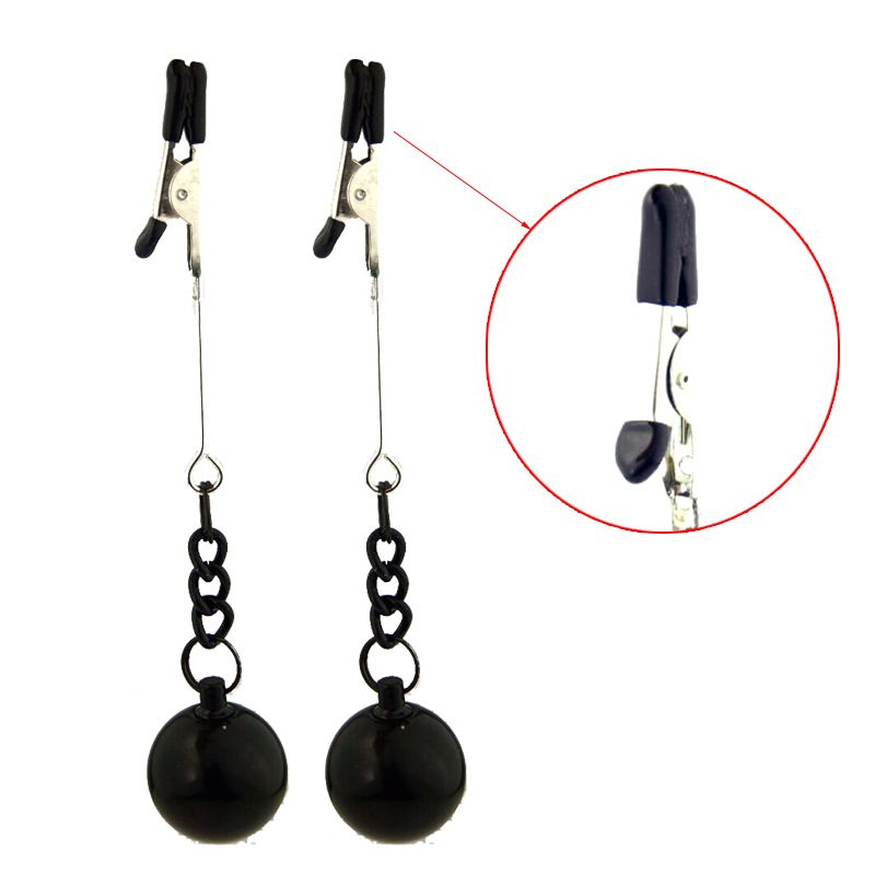 Black Nipple Clamp in Metal