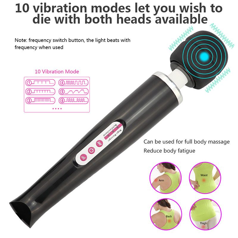 Vibrador clássico em bastão de vibração e massagem