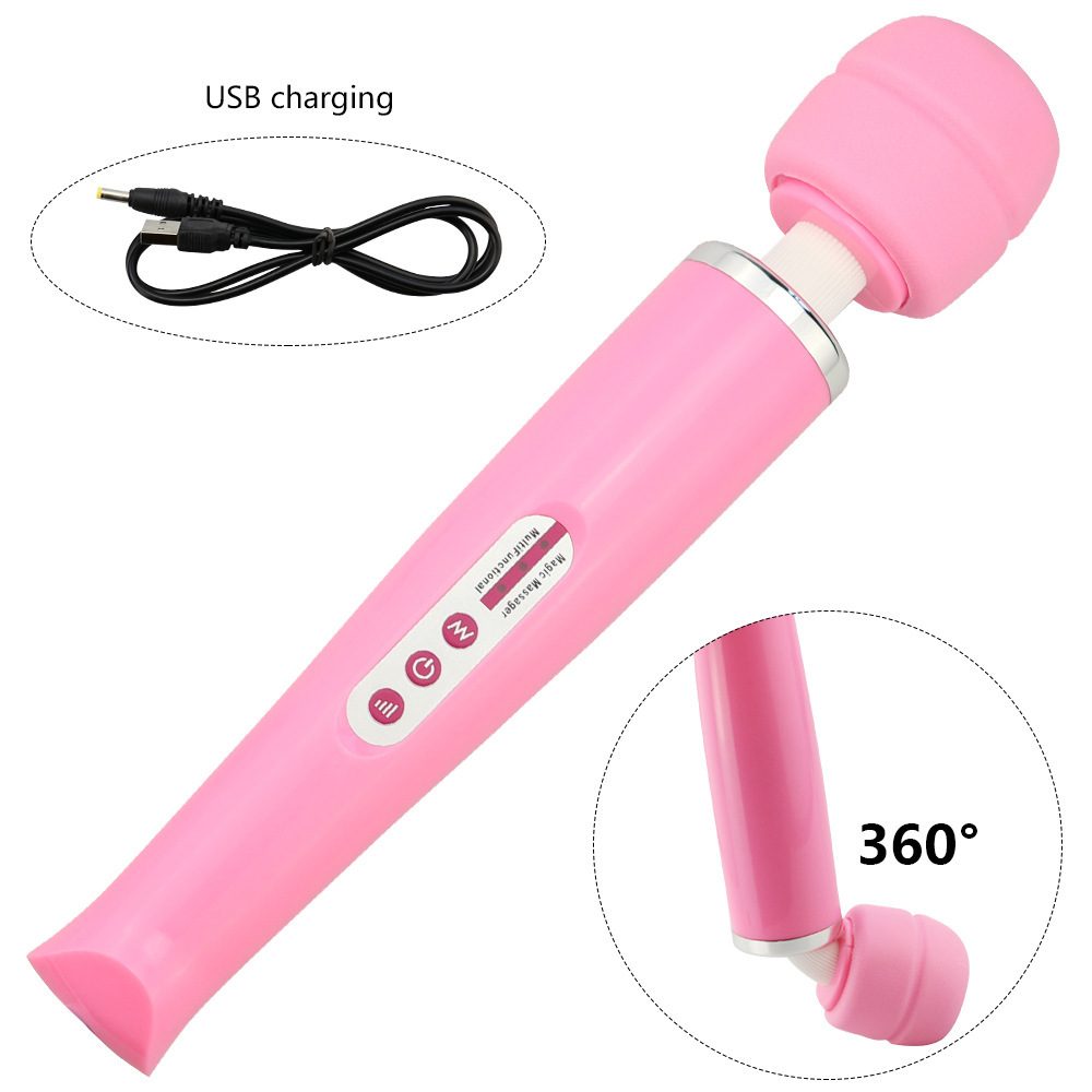 Vibrador clássico em bastão de vibração e massagem