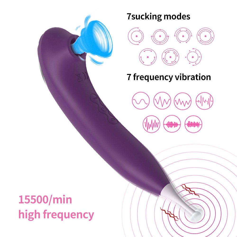 Vibratore classico con aspirazione Honey