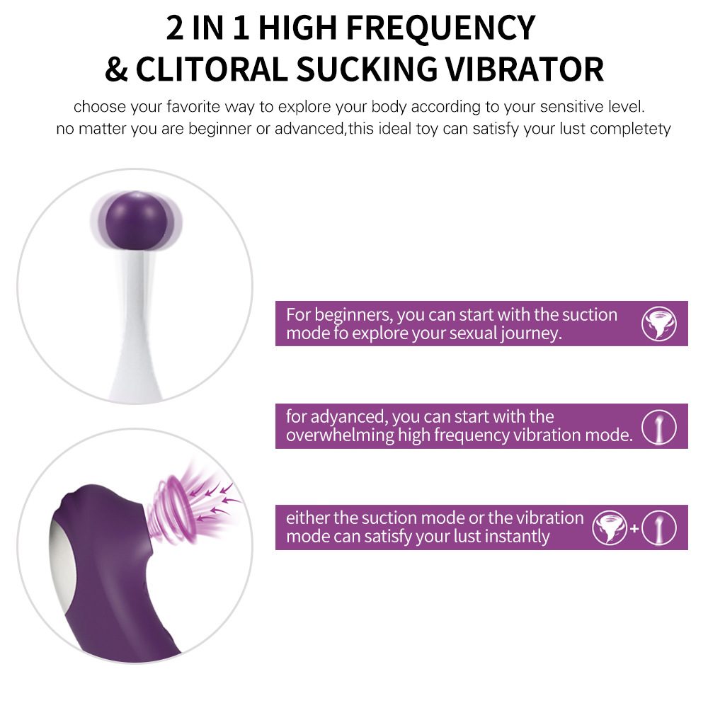 Vibratore classico con aspirazione Honey