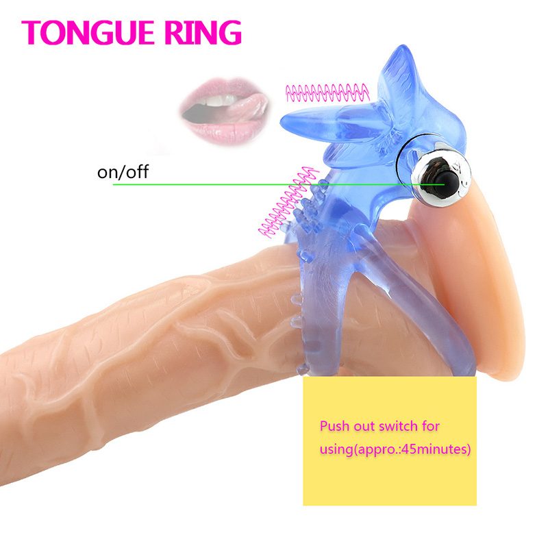 Tongue Vibration Cock Ring