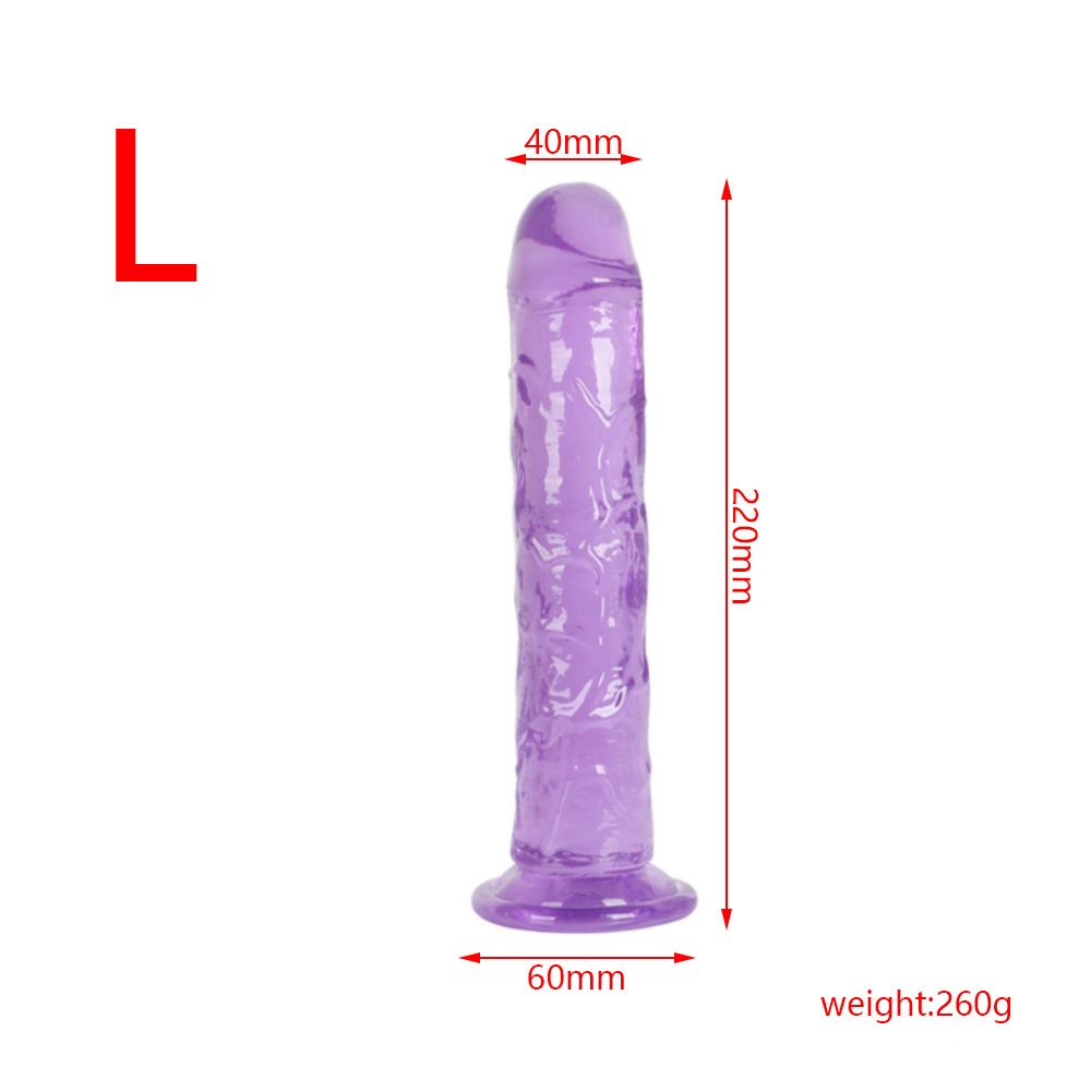 Dildo fallico in cristallo indossabile
