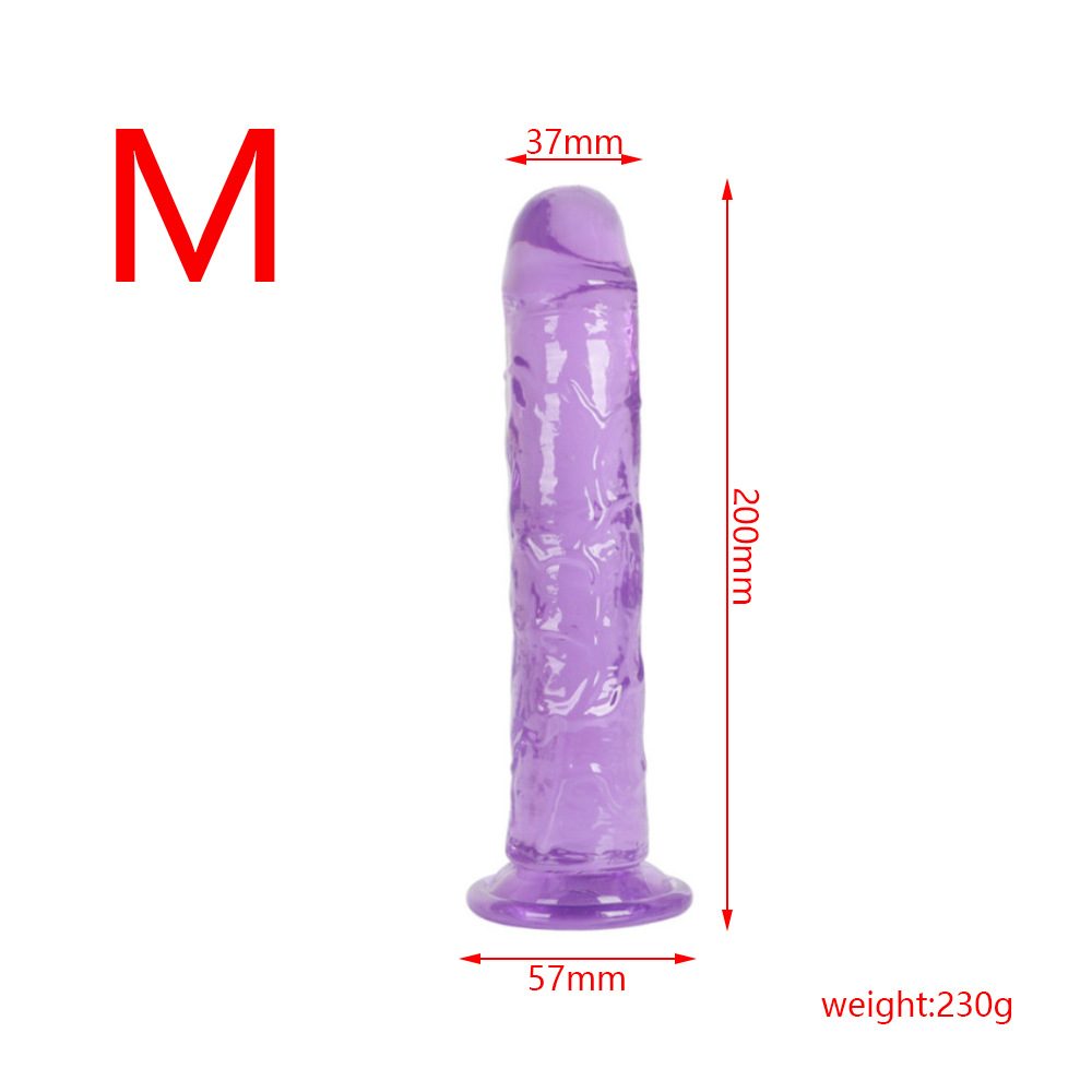 Dildo fallico in cristallo indossabile