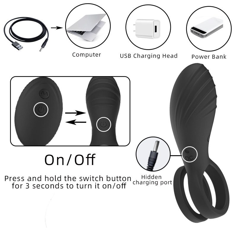 Locking Vibration Cock Ring