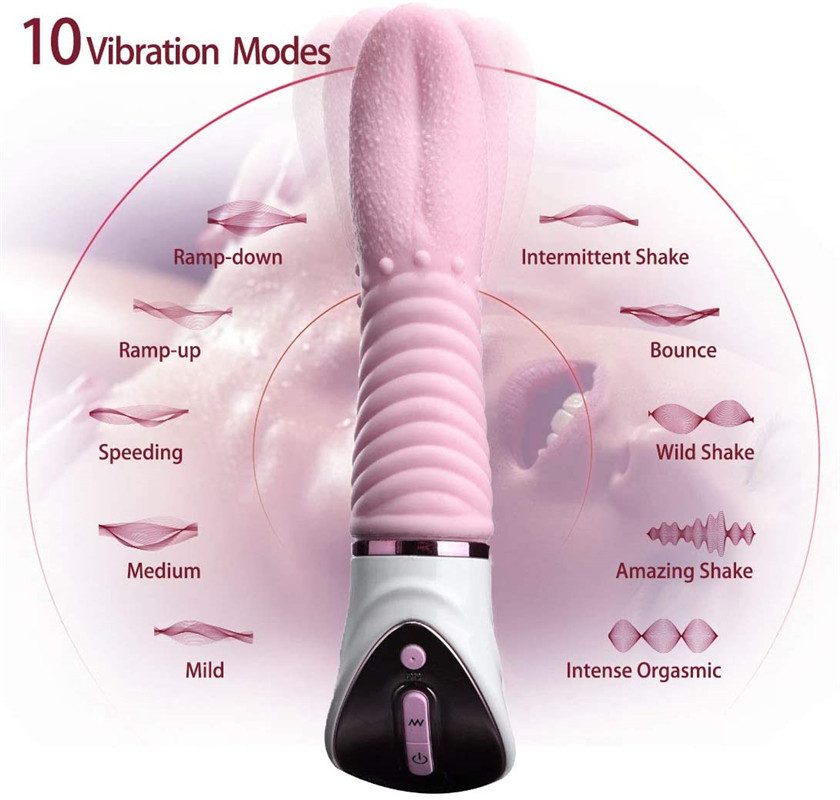 Tongue G-spot Vibrator Clitoral