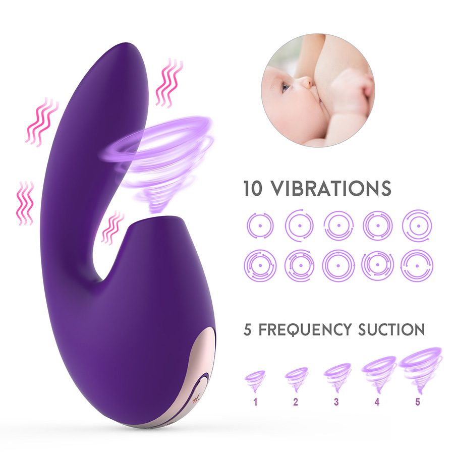 Vibration Massage G-spot Vibrator – Purple