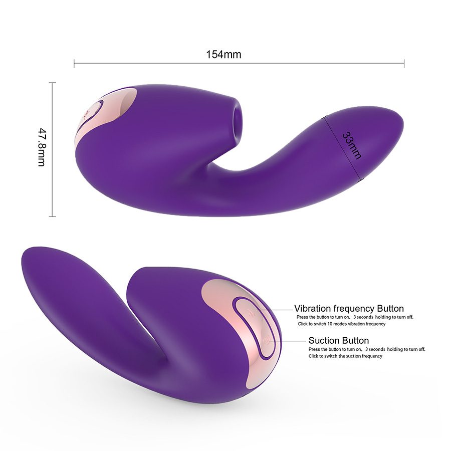 Vibration Massage G-spot Vibrator – Purple