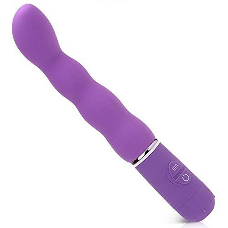 Silicone Classic Vibrator – Purple or Rose Red