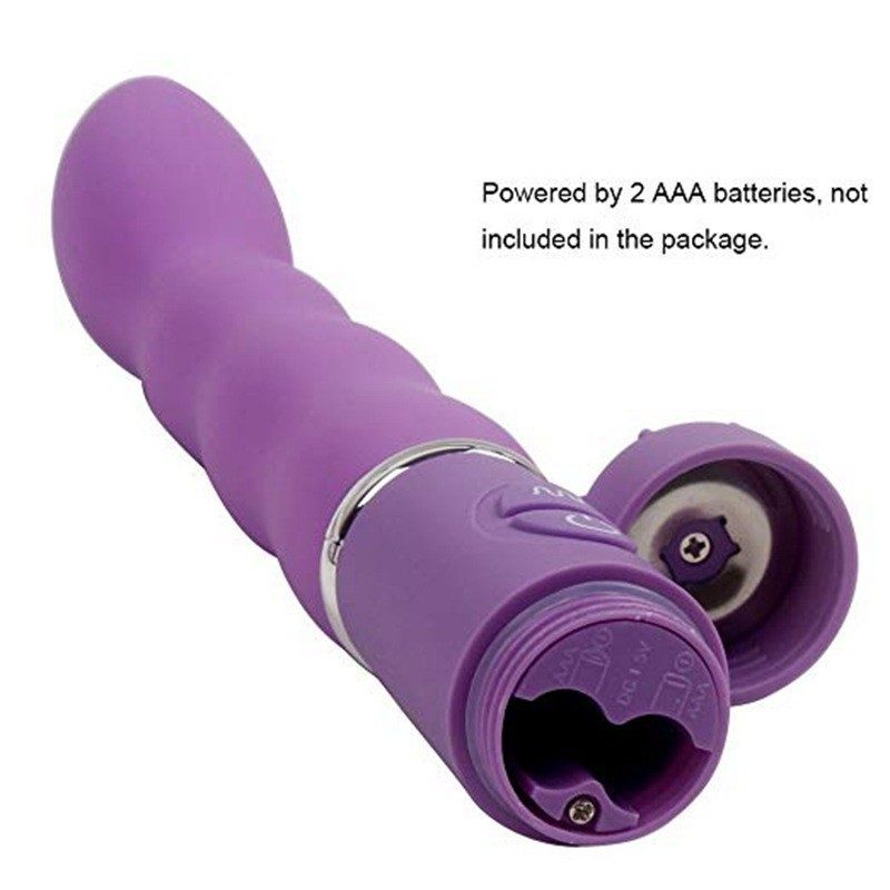Silicone Classic Vibrator – Purple or Rose Red