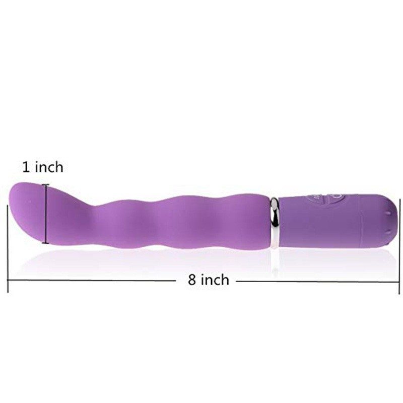 Silicone Classic Vibrator – Purple or Rose Red