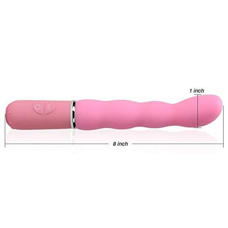 Silicone Classic Vibrator – Purple or Rose Red