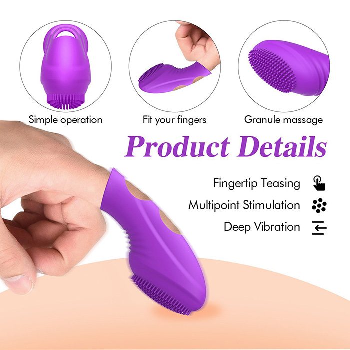 G-spot Vibrating Rabbit Vibrator Finger