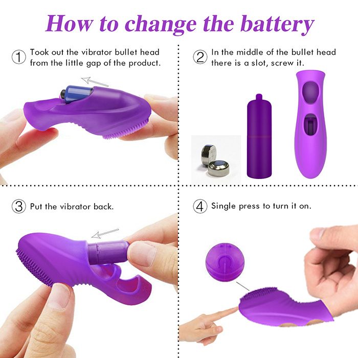 G-spot Vibrating Rabbit Vibrator Finger
