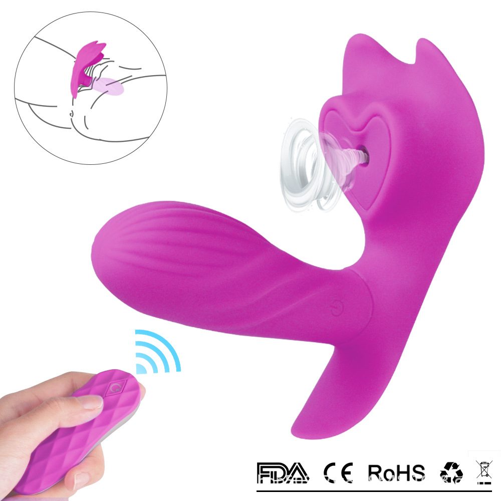 Mini vibratore a suzione senza fili
