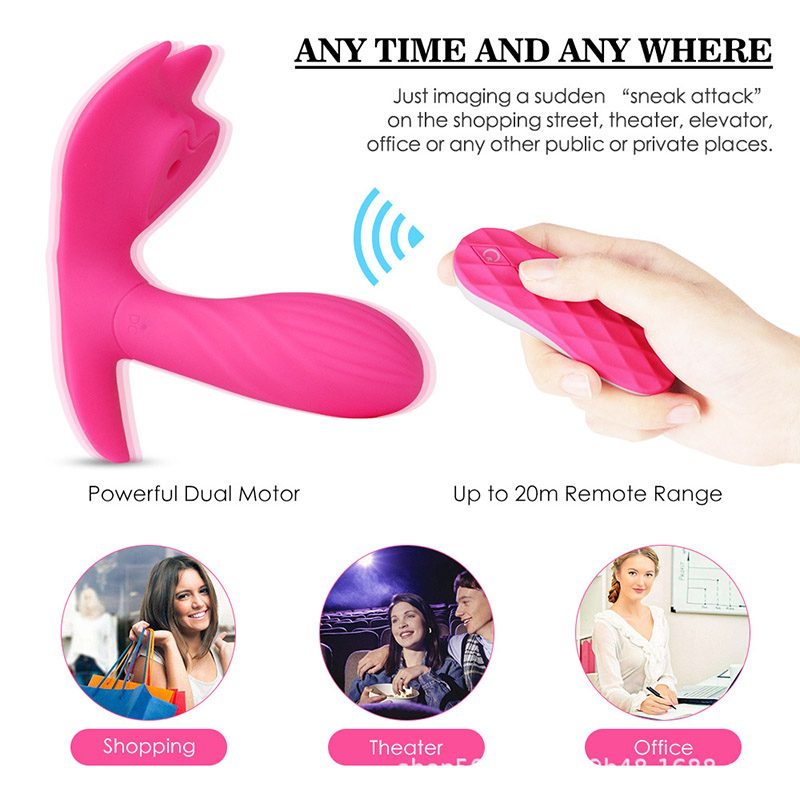 Mini vibratore a suzione senza fili