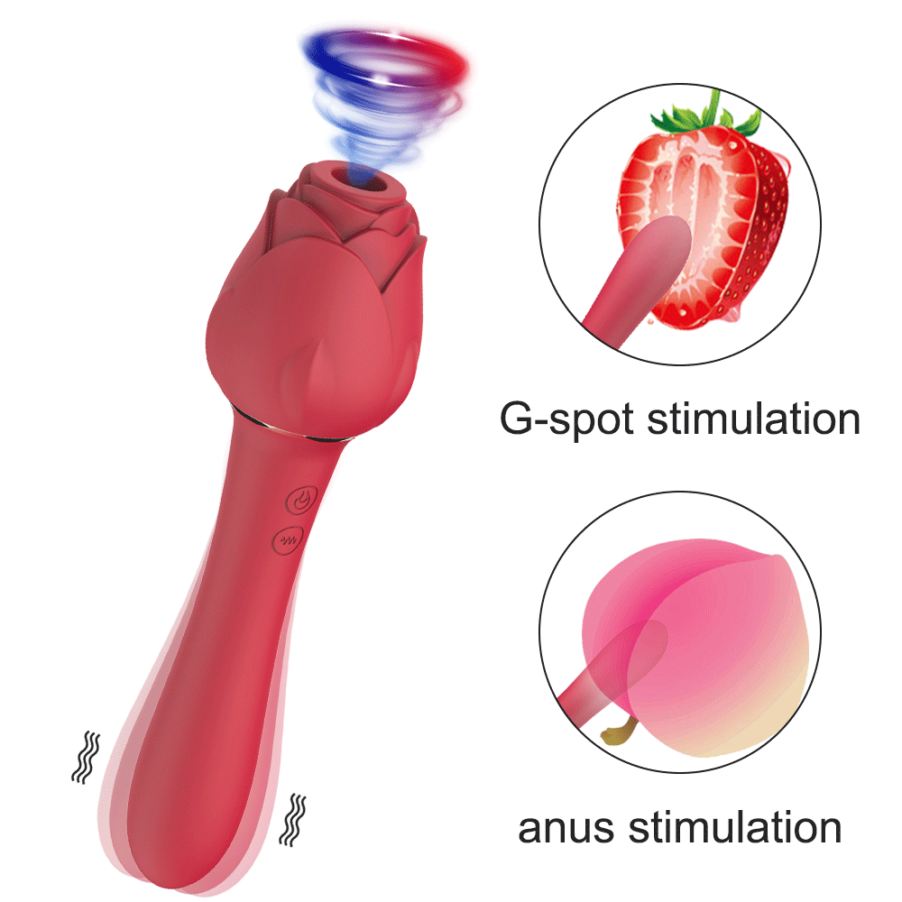 Rose Suction G-spot Vibrator
