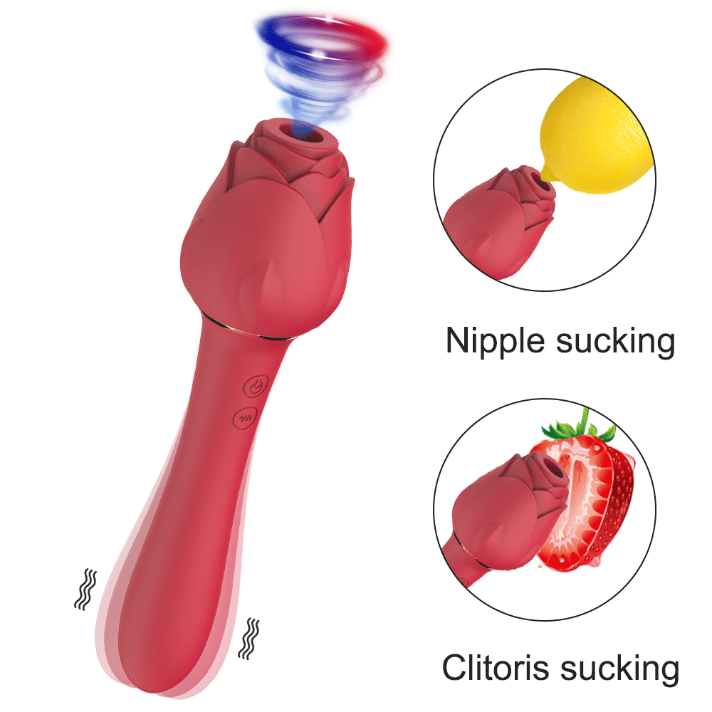 Rose Suction G-spot Vibrator
