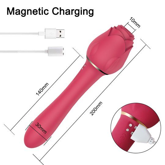 Rose Suction G-spot Vibrator