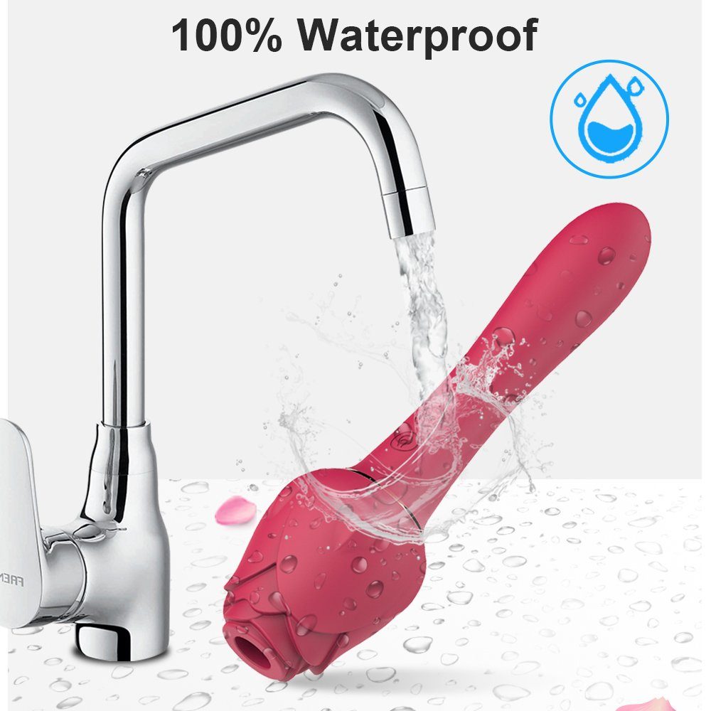 Rose Suction G-spot Vibrator