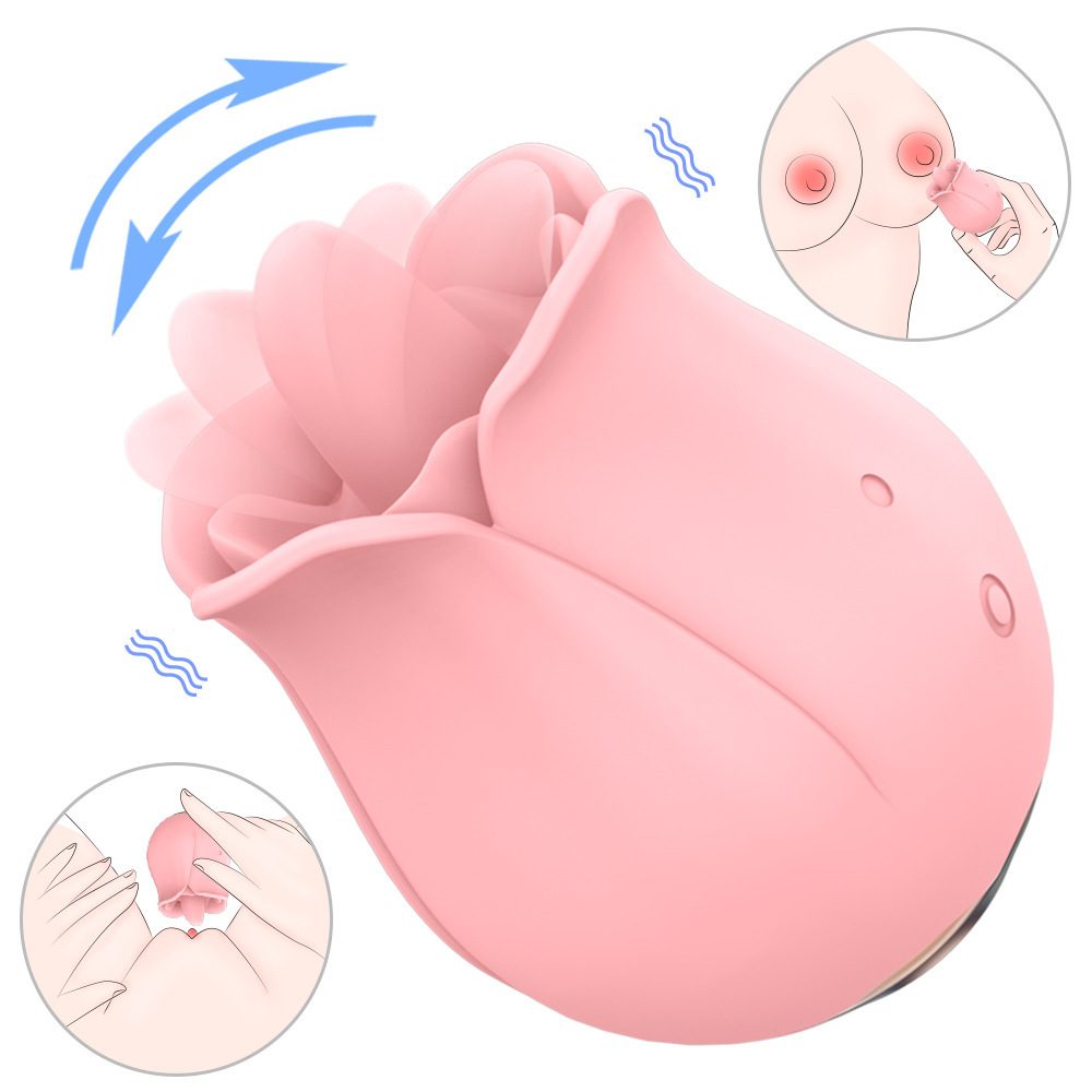Tongue Licking Rose Vibrator
