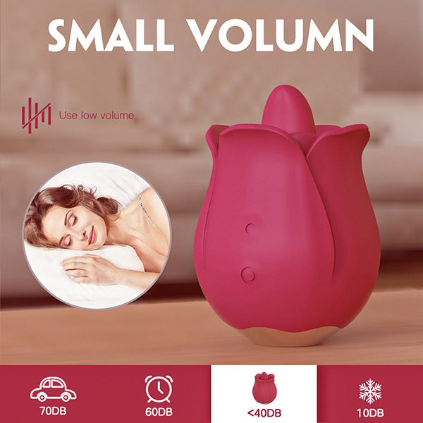 Tongue Licking Rose Vibrator